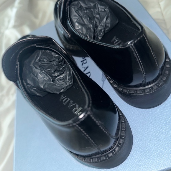 Prada Leather Loafers Size 36 - Picture 3 of 6